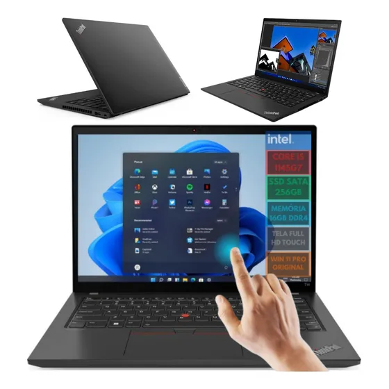 Notebook I5 Tela Touch Ssd 256gb 16gb  W10pro Hdmi Usb-c Nfe