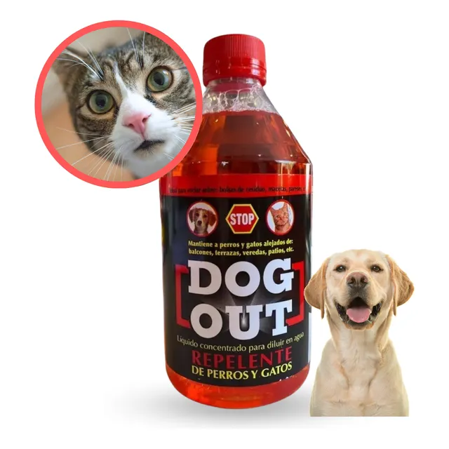 Dog Out Líquido 500 Ml Para Perros Y Gatos Educador