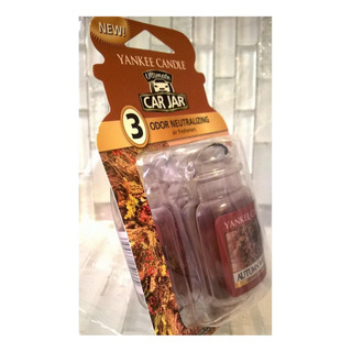 Yankee Candle Autumn Wreath Ultimate Car Jar 3 Pack Yankee Candle Autumn Wreath Ultimate Car Jar 3 Pack