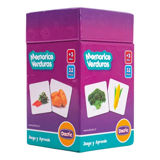 Juego Memorice Verduras - Dactic