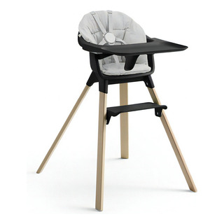 Silla Alta Stokke Clikk Natural Black Mas Cojin Silla Alta Stokke Clikk Natural Black Mas Cojin