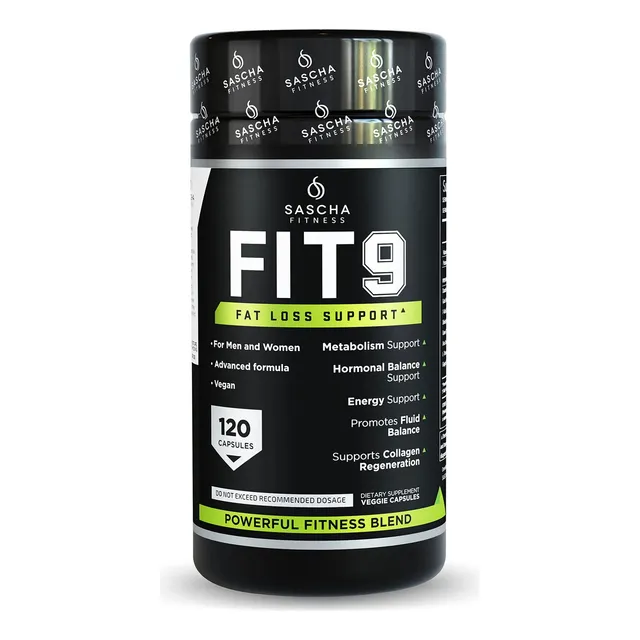 Sascha Fitness Fit9 Fit 9 Pastillas Quema Grasa | Original