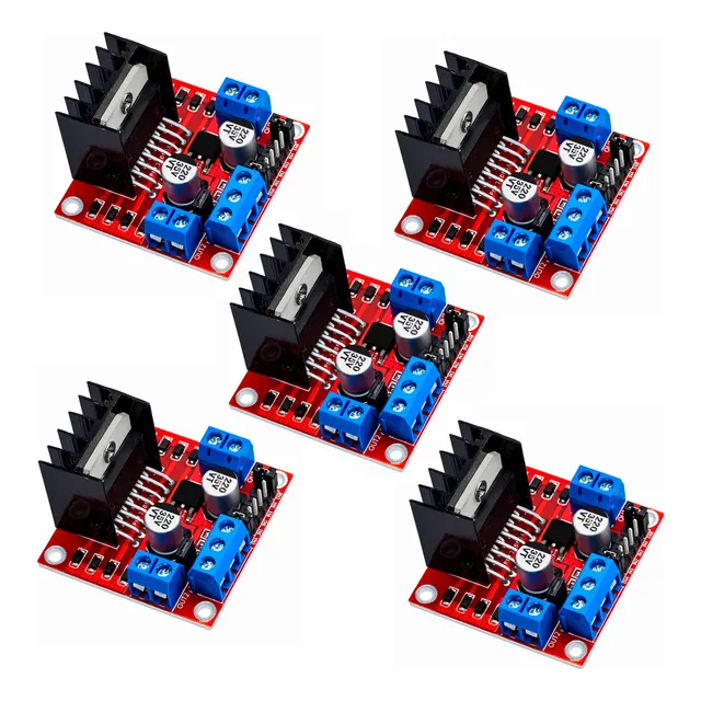 5 Piezas Modulo Puente H L298 Motor Driver Raspberry Arduino