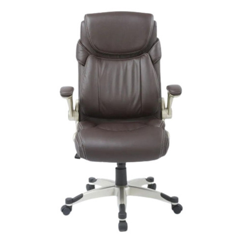 Cadeira Presidente Em Couro Pu Marrom Pelegrin Pel-4209 Material Do Estofamento Couro Pu Cadeira Presidente Em Couro Pu Marrom Pelegrin Pel-4209 Material Do Estofamento Couro Pu