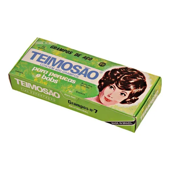 Teimoso Teimosão Grampos De Aço Loiro N7 400 Un