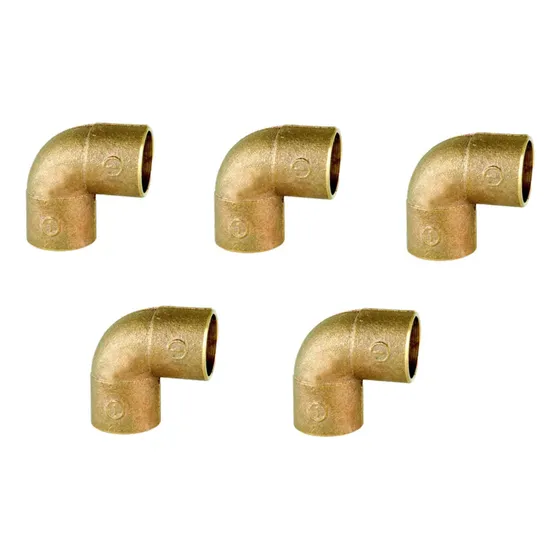 Codo De Cobre 1/2  So So Pack 5 Unidades