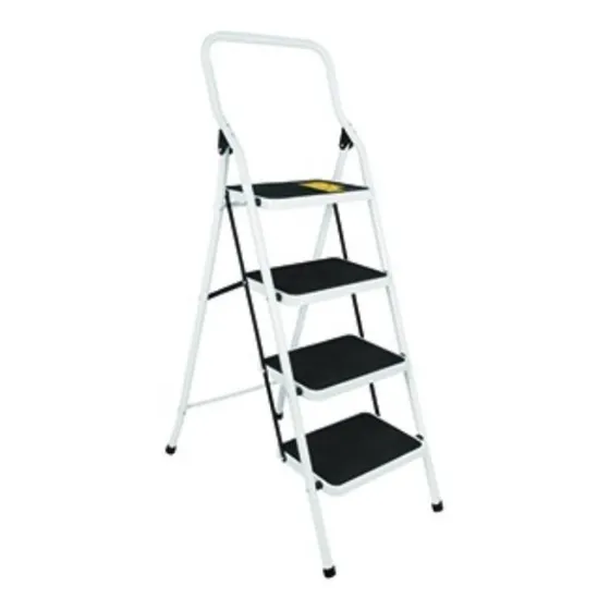 Escalera Acero 4 Escalones Anchos Seguros Pretul Ferreplus
