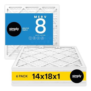 Simply By Mervfilters Filtro De Aire 14x18x1, Merv 8, Mpr De Simply By Mervfilters Filtro De Aire 14x18x1, Merv 8, Mpr De