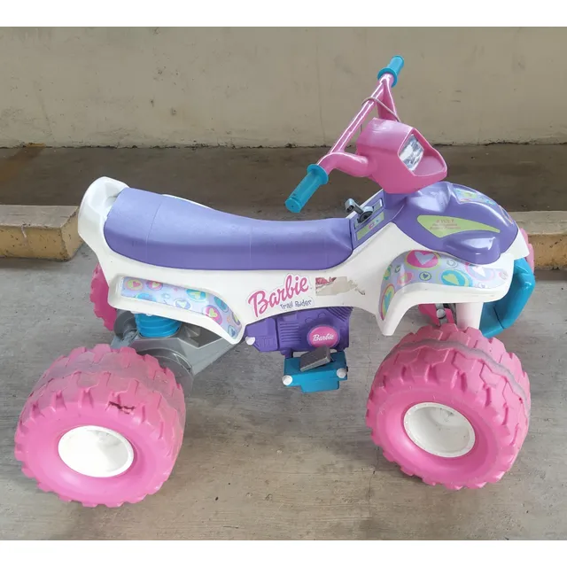 Moto 4 Ruedas, Fisher Price, Edición Barbie, Con Bateria, Us