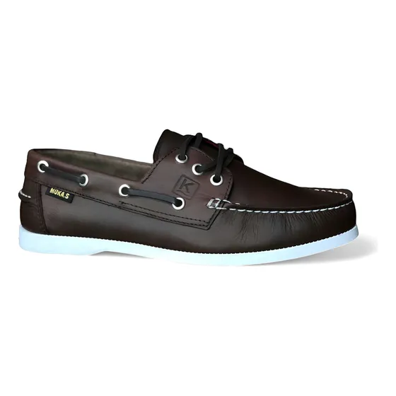 Zapatos Apache Mocasín Náutico 100% Cuero Para Hombre Casual