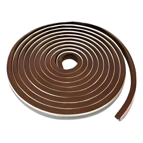 Burlete De Cepillo Adhesivo Pvc 9mm X 5mm X 5m Hrm-4106