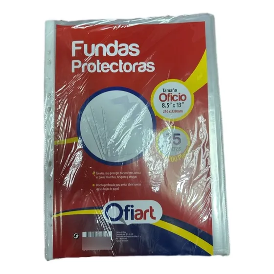 Fundas Protectoras Oficio Paquete De 100 Unidades 