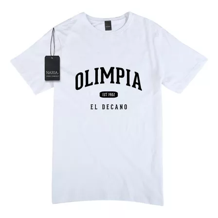 Remera Hombre Olimpia Dibujo Art Logo - Deol1