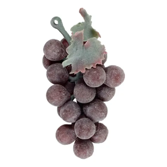 Kit 12 Mini Cacho De Uvas Artificias Com Efeito