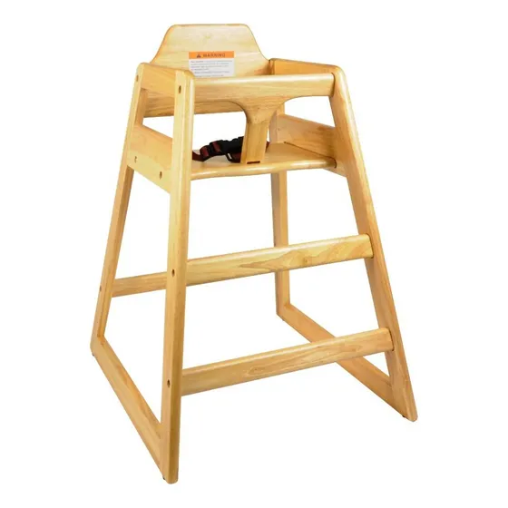 Silla Alta De Comer De Bebe Niño Bar Restaurante Color Claro