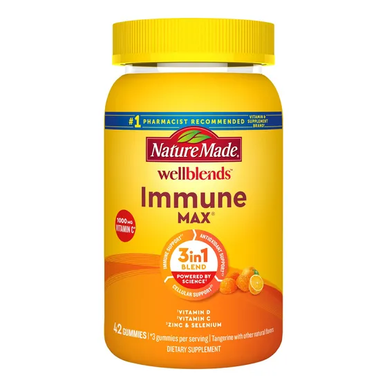 Suplemento Nature Made Wellblends Immunemax Gomies 42 Unidad