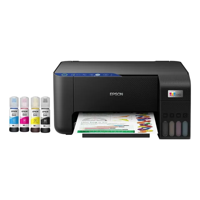 Impresora Multifunción A Color Epson Ecotank L3251 Con Wifi