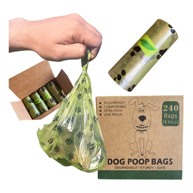 Pack De Bolsas De Caca Para Perros X32 Rollos Biodegradables