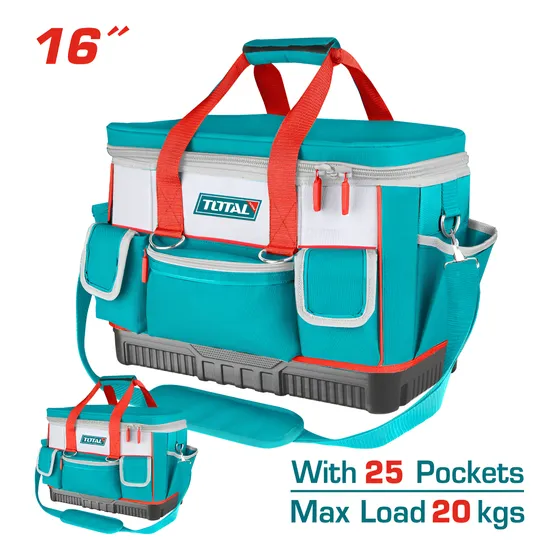 Bolso Para Herramientas 25 Bolsillos 20kg 41cm Marca Total