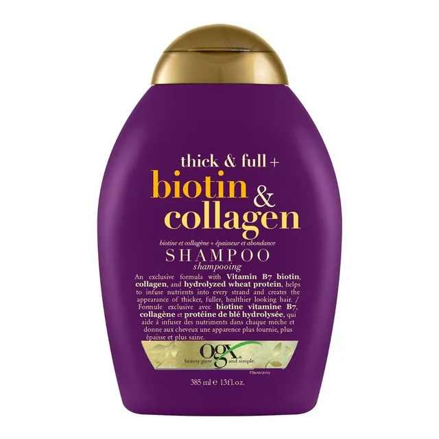 Shampoo Ogx Biotin Collagen 385ml. Producto Importado Italia
