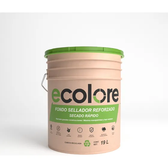 Sellador Acrilico 6x1 Ecolore 19lts Acabado Brillante Color Transparente