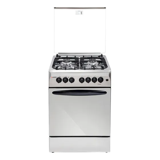 Cocina 4 Hornallas Horno Eléctrico James C 225 G2 Inox Color Gris