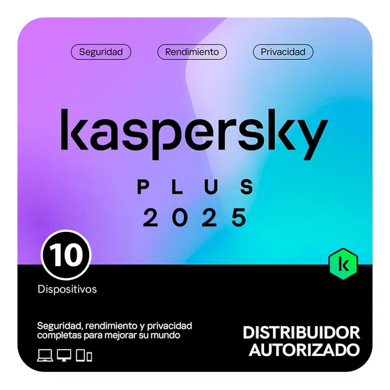 Kaspersky Plus 10 Dispositivos 1 Año