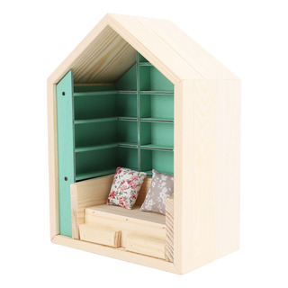 Estantería Anxiety, Miniatura De Madera Hecha A Mano Estantería Anxiety, Miniatura De Madera Hecha A Mano