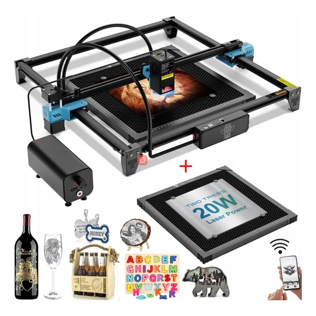 Máquina cortadora y grabadora láser Two Trees A TTS-20 Pro 220V