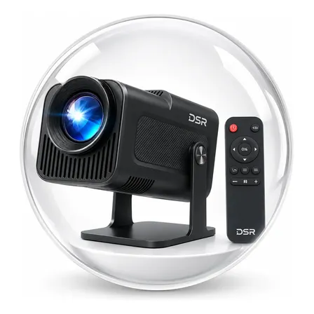 Projetor Portatil Full Hd 4k Wifi Bluetooth Hdmi Cinema Preto 127/220v