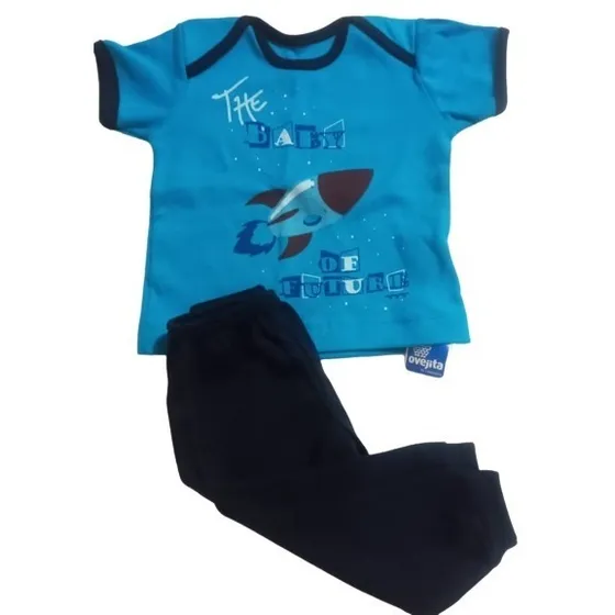 Pijama Ovejita Manga Corta Bebe Talla 3-6 Meses