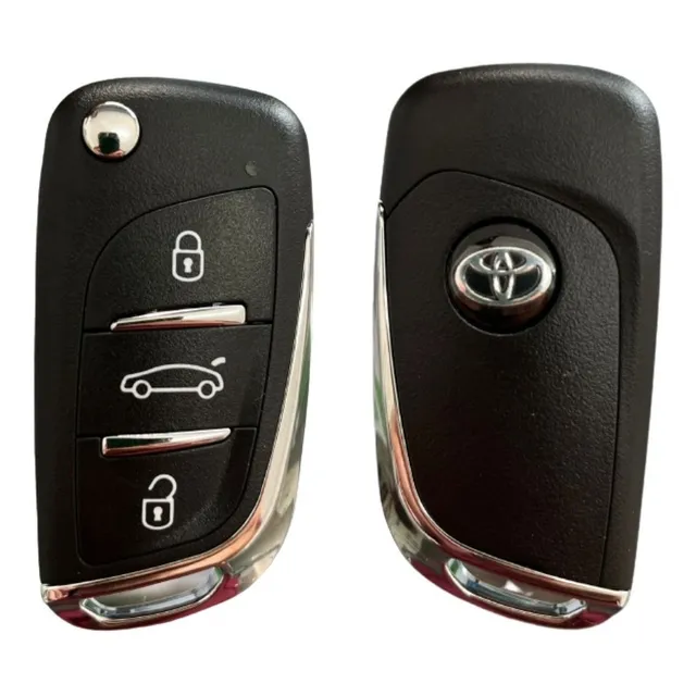 Chave Canivete Completa Toyota Corolla 2009 Á 2014 Com Chip