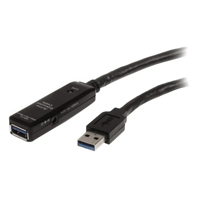 Startech.com Cable Usb Macho - Usb Hembra, 10 Metros, Negro