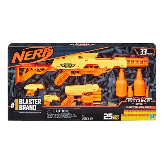 Nerf Blaster Alpha Strike Battalion Set De 4
