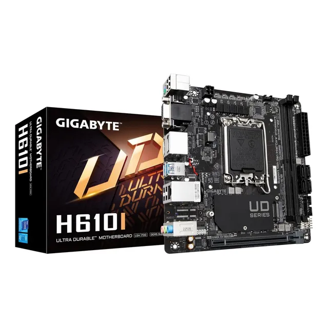 Gigabyte H610i Single Pcie Usb 3.2 Intel Gbe Lan