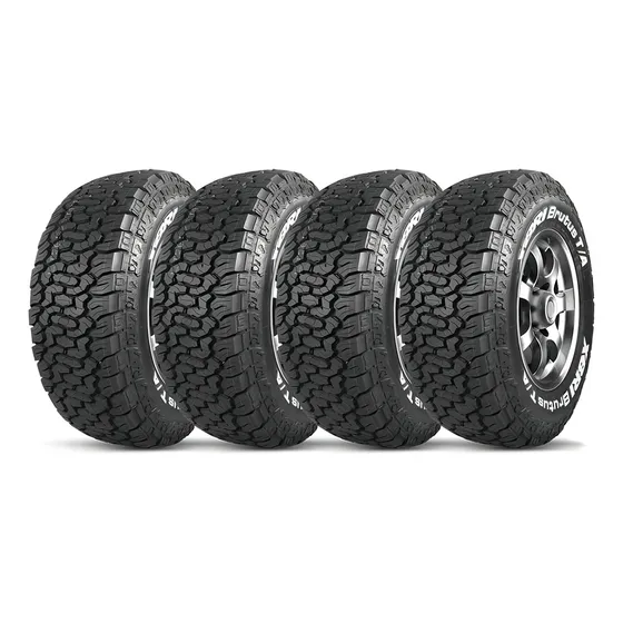 Kit 4 Pneu Xbri Aro 17 265/65r17 10pr 120/117s Brutus T/a