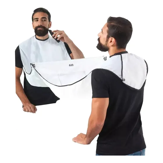 Capa O Delantal Para Afeitado De Barba Corte