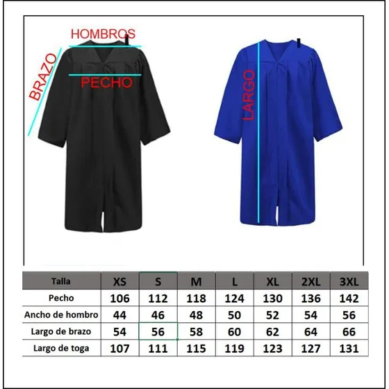 Togas De Graduación Y Birrete (confección)