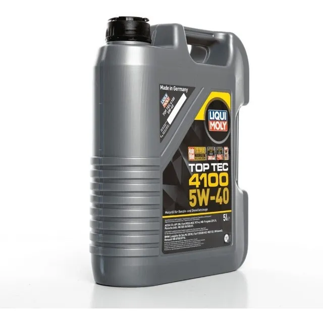 Aceite para motor Liqui Moly sintético 5W-40 para auto/camioneta de 1 unidad x 5L