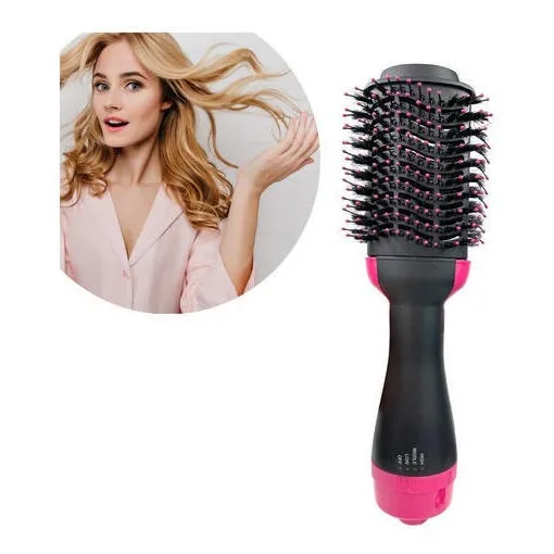 Cepillo secador/alisador/voluminizador Genérica Secador Alisador 3 En 1 220V