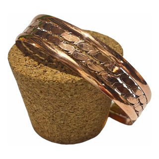 Brazalete En Cobre 100 % Unisex Modelo Entrelazado .. Brazalete En Cobre 100 % Unisex Modelo Entrelazado ..