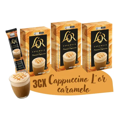 Combo Cappuccinos Lor Sach Sabores 3 Displays 24 Unidades | Frete grtis