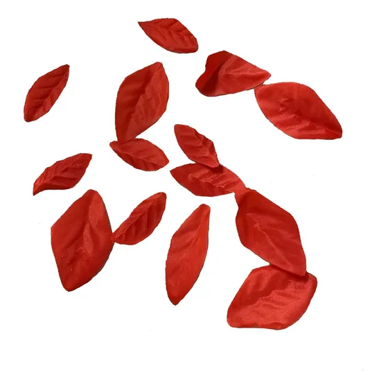 100 Pçs Folhas Artific. Sépalas Sortida Flor D Rosa Artesan.