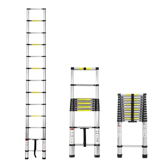 Escalera Telescopica De Aluminio Plegable 5 M 13 Escalones