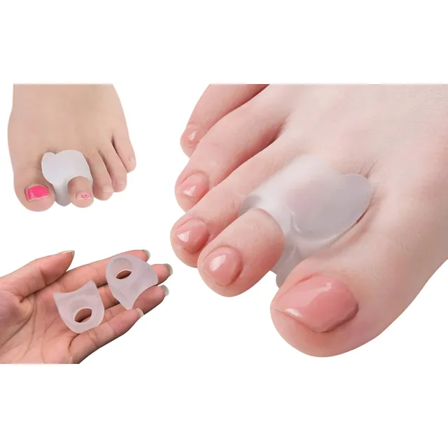 Separador Dedo Martillo Protector Juanete Silicona Pack X2