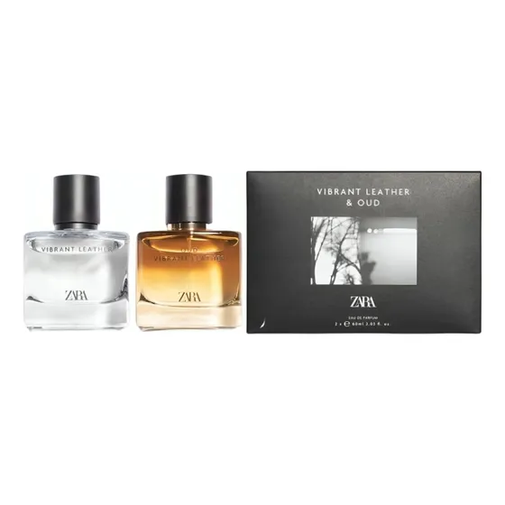 Perfume Zara Vibrant Leather Y Oud Vibrant Leather 2 X 60 Ml
