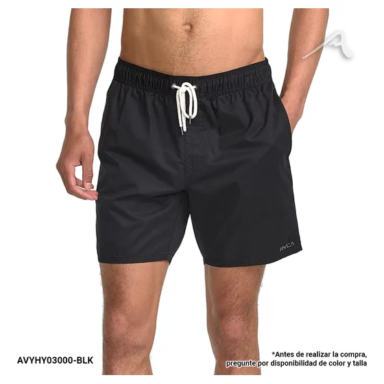 Short Negro Volley Opposites Elastic Para Hombre Rvca