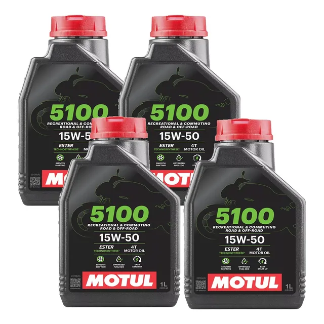 Aceite Motul 5100 15w50 X4lts