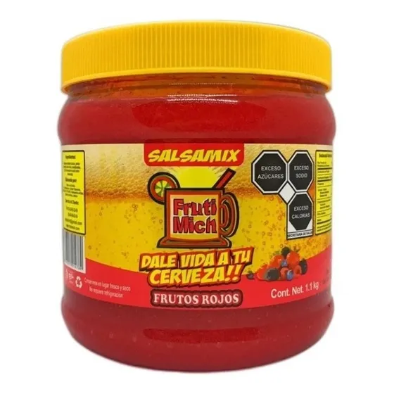 Salsa P/ Escarchar Michelada Frutimich Frutos Rojos 1.1 Kg