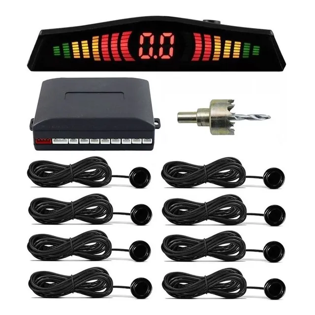 Sensor Estacionamento 8 Pontos Dianteiro Traseiro